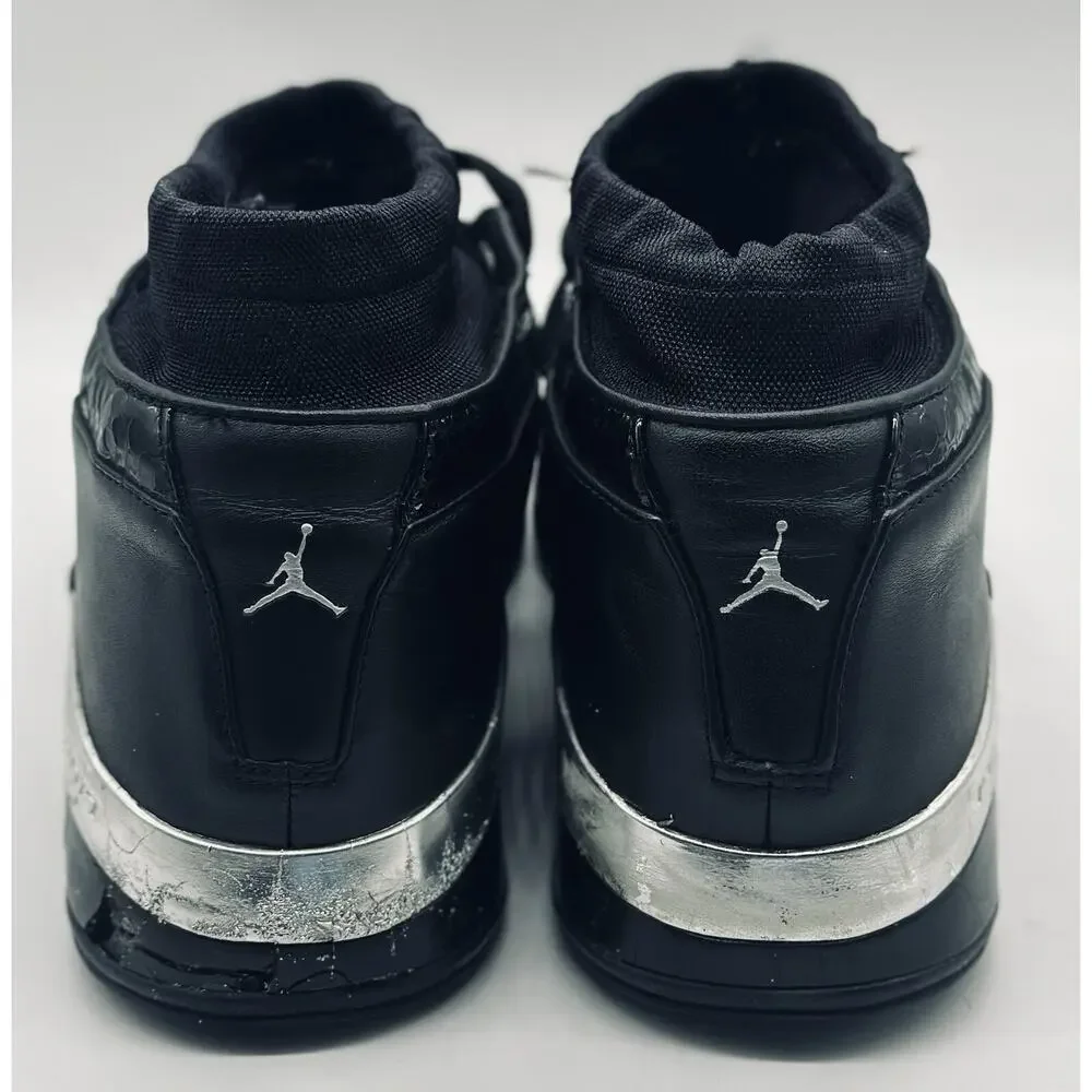 2002 Nike Air Jordan 17 OG Low Black Chrome 303891-004 Men's Size 13